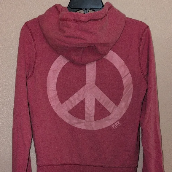 PINK Victoria's Secret Red Hoodie - Picture 2 of 2